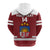 Custom Latvia Hockey 2023 Hoodie Red Sporty Style - Wonder Print Shop