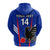 Custom Japan Football Hoodie Samurai Blue Football 2022 - Wonder Print Shop