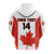 Custom Canada Baseball 2023 Hoodie Canadian Maple Leaf Sporty - Wonder Print Shop