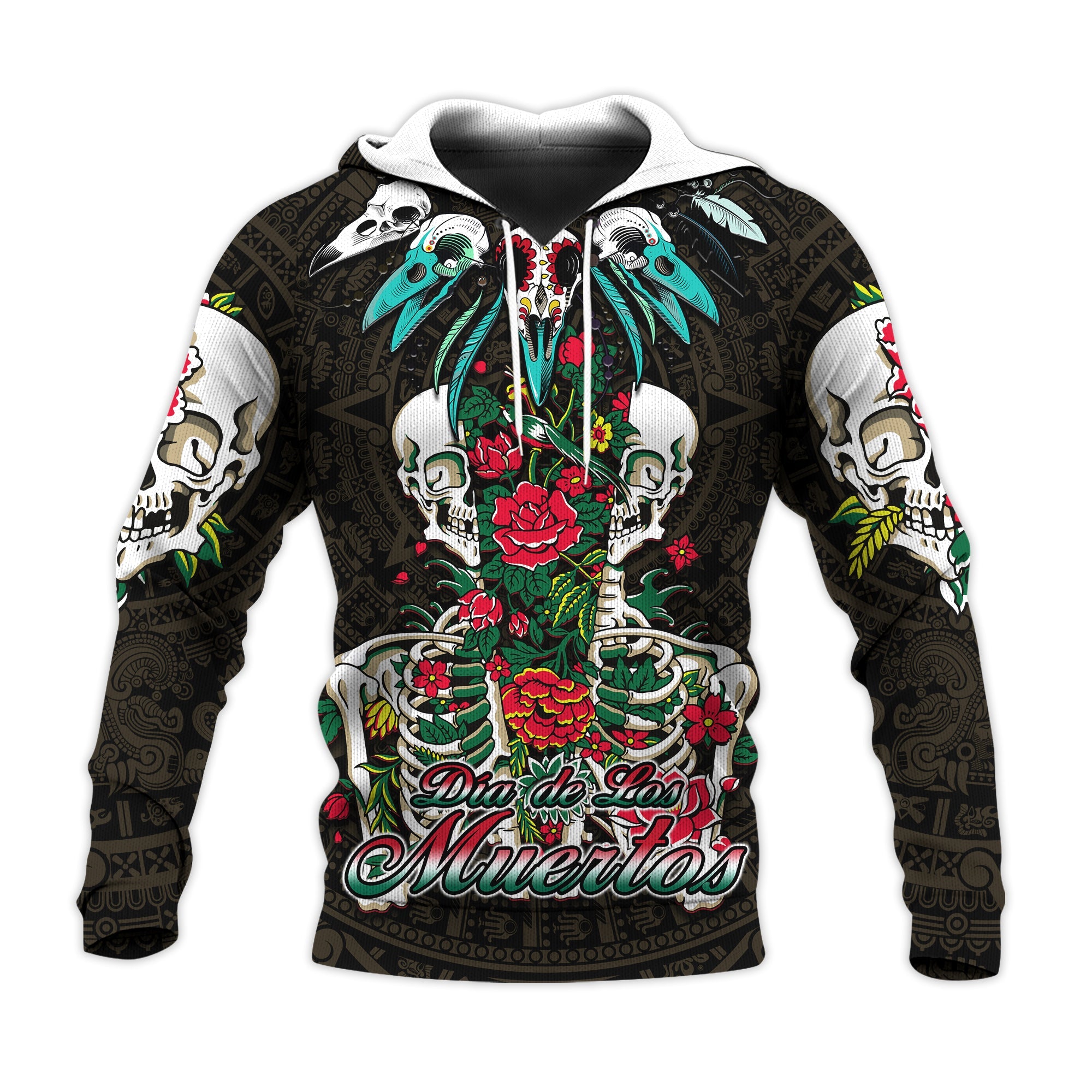 mexico-hoodie-floral-skull-dia-de-los-muertos