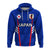 Custom Japan Football Hoodie Samurai Blue Football 2022 - Wonder Print Shop