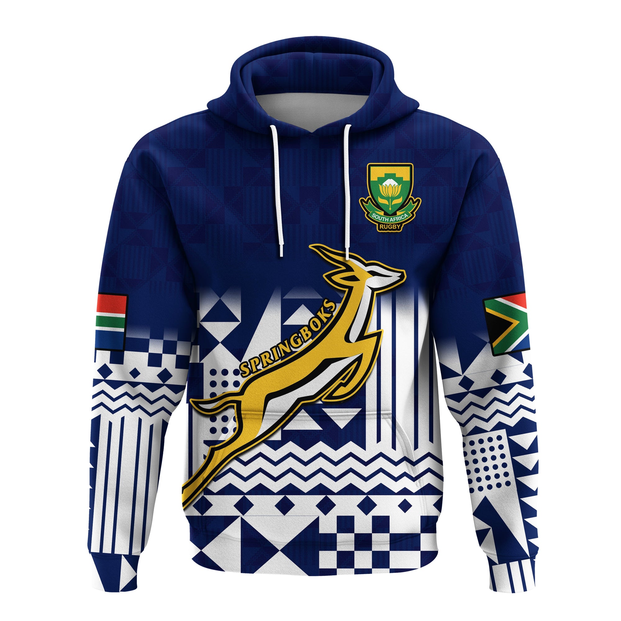 South Africa Rugby Hoodie Outgoing Tour Go Springboks - Wonder Print Shop