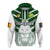 Custom Cameroon Football Hoodie Les Lions Indomptables White Football 2022 - Wonder Print Shop