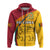 Custom Sri Lanka Hoodie Sri Lankan Pattern Happy 75 Years Of Independence - Wonder Print Shop