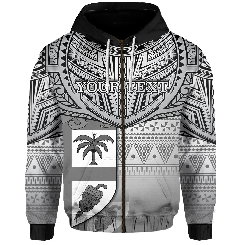 Custom Creative Fiji Zip Hoodie Love Country Version Black LT13 - Wonder Print Shop