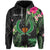 Custom Pohnpei Micronesia Zip Hoodie Tropical Flowers LT13 - Wonder Print Shop