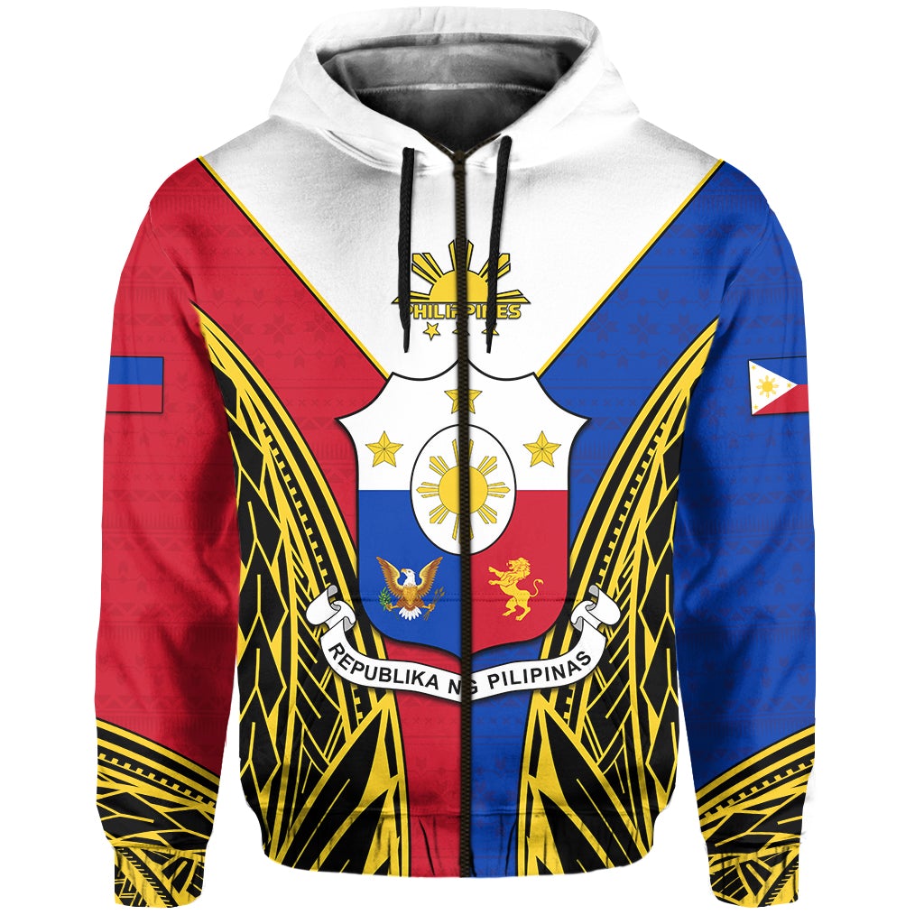 Philippines Zip Hoodie Sun Rayonnant LT13 - Wonder Print Shop