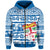 Fiji Polynesian Zip Hoodie Fijian Tapa Pattern LT13 - Wonder Print Shop