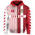 Denmark Football Zip Hoodie Come on Denmark LT13 - Wonder Print Shop