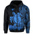 Custom Hawaii Polynesian Zip Hoodie Blue Sea Turtles Hawaiian LT13 - Wonder Print Shop