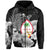 Custom Guam Seal Zip Hoodie Polynesian Turtle with Flowers Version White LT13 - Wonder Print Shop