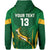 Custom South Africa Rugby Hoodie Springboks Champion LT13 - Wonder Print Shop