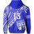 Custom Text and Number Fiji Rugby Sevens Hoodie Fijian 7s Tapa Polynesian Blue Ver.02 LT13 - Wonder Print Shop