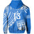 Custom Text and Number Fiji Rugby Sevens Hoodie Fijian 7s Tapa Polynesian Blue Ver.01 LT13 - Wonder Print Shop