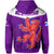 Scottish Rugby Hoodie Map Of Scotland Thistle Purple Version - Wonder Print Shop