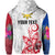 Custom Philippines Hoodie Sun Filipino Polynesian mix Flowers Special Vibe LT13 - Wonder Print Shop