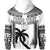 Custom Text And Number Fiji Rugby Hoodie Pacific The Bati Black Fijian Tapa - Wonder Print Shop