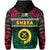 Shefa Province Hoodie Vanuatu Pig Tusk Polynesian Flag Style - Wonder Print Shop