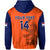 Custom Netherlands CrickeHoodie ODI Simple Orange Style - Wonder Print Shop