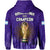 Argentina Football Hoodie La Albiceleste Campeon Proud Purple 2022 - Wonder Print Shop