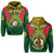 Custom Personalised Vanuatu Rugby Hoodie Coat Of Arms Polynesian Pattern - Wonder Print Shop