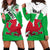 Wales Football Hoodie Dress Come On Welsh Dragons With Celtic Knot Pattern - Wonder Print Shop