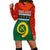 Custom Personalised Penama Province Hoodie Dress Vanuatu Pig Tusk Polynesian Flag Style - Wonder Print Shop