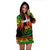 Samoa Rugby Hoodie Dress Teuila Torch Ginger Gradient Style - Wonder Print Shop