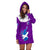 Scottish Rugby Hoodie Dress Map Of Scotland Thistle Purple Version - Wonder Print Shop