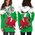 Wales Football Hoodie Dress Come On Welsh Dragons With Celtic Knot Pattern - Wonder Print Shop