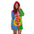 Eritrea Hoodie Dress Eritrean Map Mix African Pattern Simple Style - Wonder Print Shop