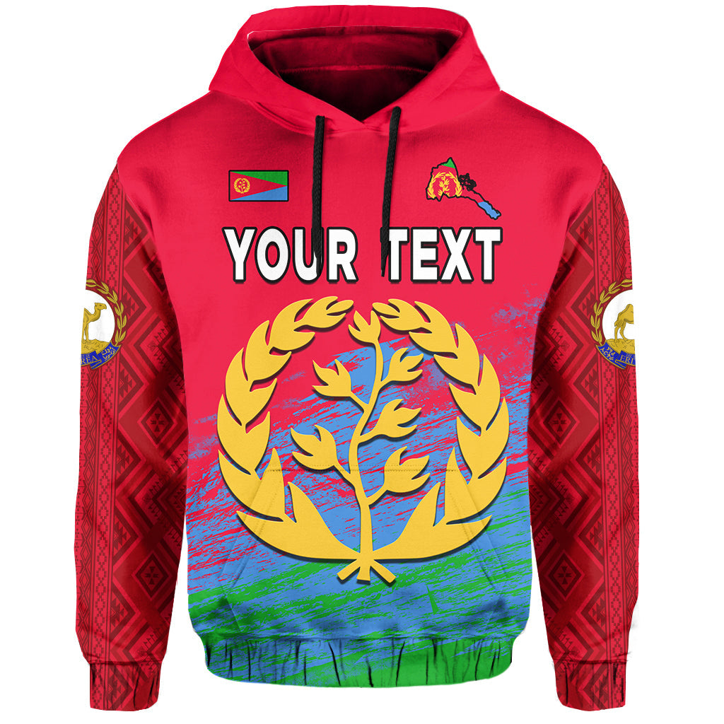 Custom Eritrea Hoodie Eritrean Independence Day LT13 - Wonder Print Shop