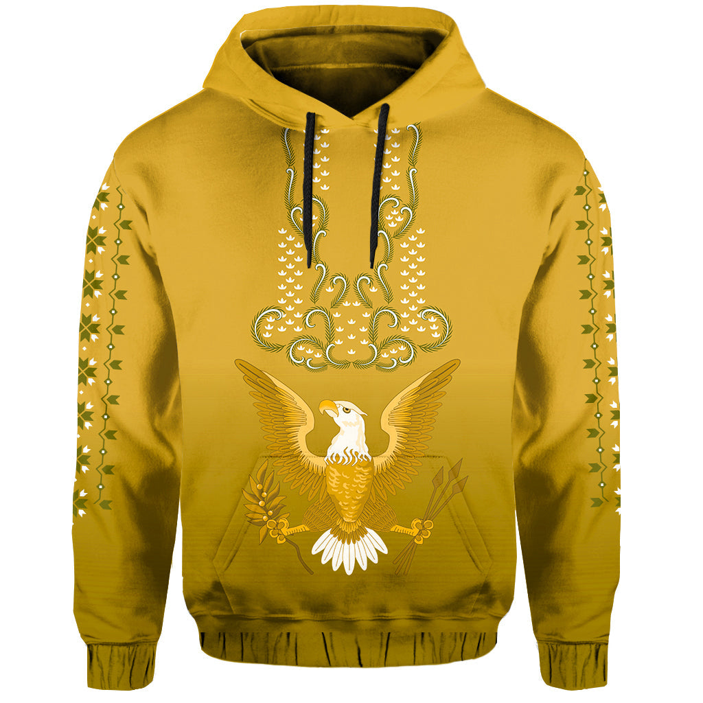 Custom Philippines Hoodie Sun Filipino Gold Barong LT13 - Wonder Print Shop