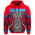 Custom Guam Chamorro Hoodie Latte Stone Red Polynesian Haligi LT13 - Wonder Print Shop