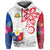 Custom Philippines Hoodie Sun Filipino Polynesian mix Flowers Special Vibe LT13 - Wonder Print Shop