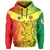 Senegal Hoodie Lion With Senegal Map Reggae Style - Wonder Print Shop