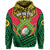 Custom Personalised Vanuatu Rugby Hoodie Coat Of Arms Polynesian Pattern - Wonder Print Shop