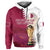 Custom Qatar Football Hoodie Champions Qatari Al Janoub Stadium WC 2022 - Wonder Print Shop