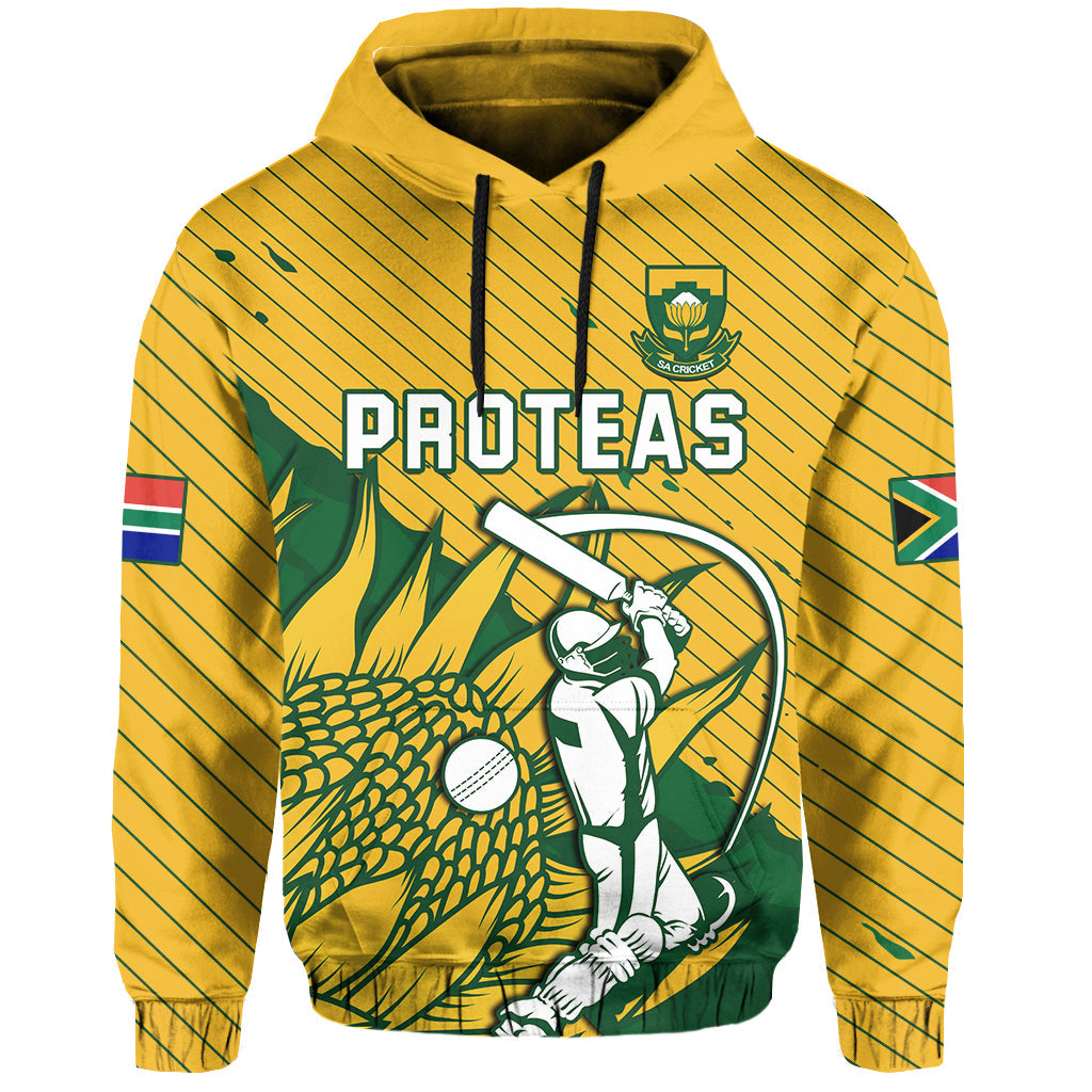 South Africa Cricket Hoodie Go Proteas Unique Style - Wonder Print Shop