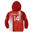 (Custom Text and Number) Switzerland Football Hoodie KID World Cup 2022 - Wonder Print Shop