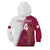 (Custom Text And Number) Qatar Football Hoodie KID Champions Qatari Al Janoub Stadium WC 2022 - Wonder Print Shop