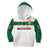 Morocco Football Hoodie KID Atlas Lions White World Cup 2022 - Wonder Print Shop