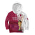 (Custom Text And Number) Qatar Football Hoodie KID Champions Qatari Al Janoub Stadium WC 2022 - Wonder Print Shop