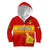 (Custom Text And Number) Zimbabwe Cricket Hoodie KID The Chevrons ODI Style - Wonder Print Shop