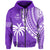 Fiji Rugby Sevens Hoodie Fijian 7s Tapa Polynesian Purple LT13 - Wonder Print Shop