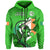 Ireland CrickeHoodie Irish Flag Shamrock Sporty Style - Wonder Print Shop