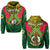 Custom Personalised Vanuatu Rugby Hoodie Coat Of Arms Polynesian Pattern - Wonder Print Shop