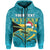 Custom Bahamas Hoodie Bahamian Blue Marlin Merry Christmas - Wonder Print Shop