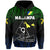 Custom Malampa Province Hoodie Native Canoe Mix Vanuatu Pig Tusk Black Version - Wonder Print Shop