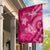 Breast Cancer Awareness Flag Hibiscus Polynesian No One Fights Alone LT13 - Wonder Print Shop